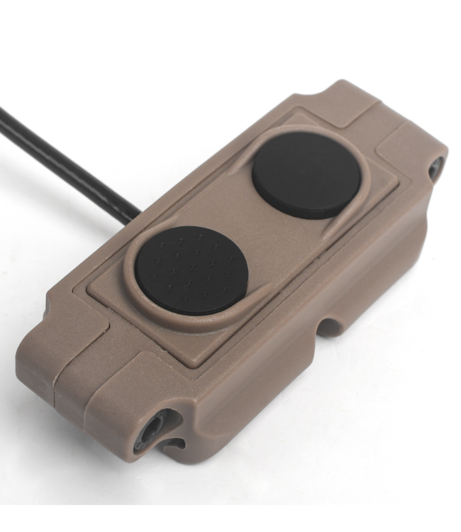 Tactical Micro Flashlight with pressure pad (1000lm) FDE