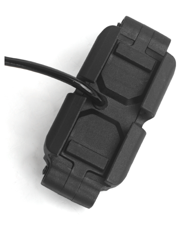 Tacical Full Length Flashlight with pressure (1300lm) Black