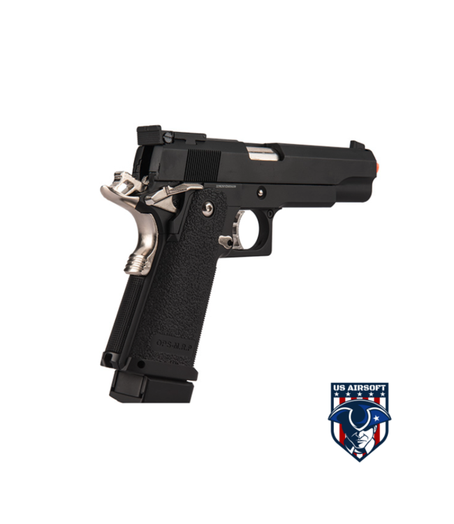 Golden Eagle IMF 3302 OPS-M.RP HiCapa Semi-Auto GBB Metal Pistol, BK
