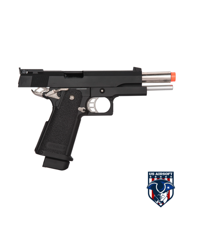 Golden Eagle IMF 3302 OPS-M.RP HiCapa Semi-Auto GBB Metal Pistol, BK