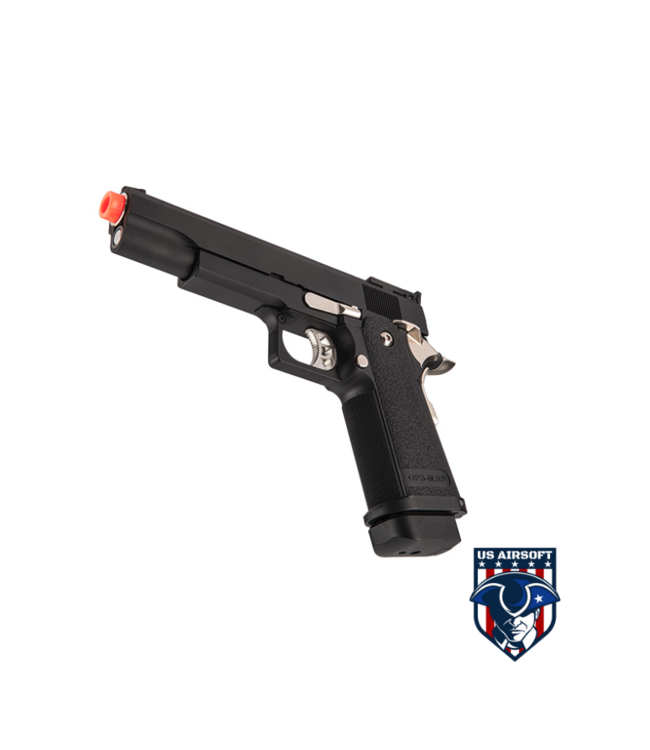 Golden Eagle IMF 3302 OPS-M.RP HiCapa Semi-Auto GBB Metal Pistol, BK