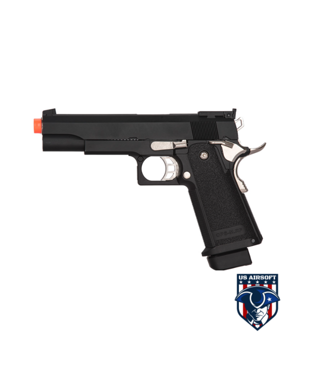 Golden Eagle IMF 3302 OPS-M.RP HiCapa Semi-Auto GBB Metal Pistol, BK