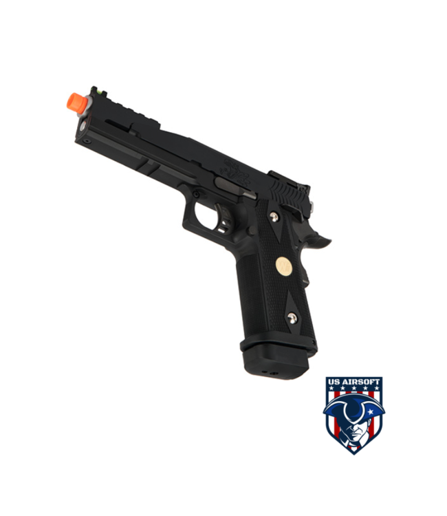 WE Tech Hi Capa 5.1 "Dragon" M1911 Gas Blowback Airsoft Pistol (BLACK)