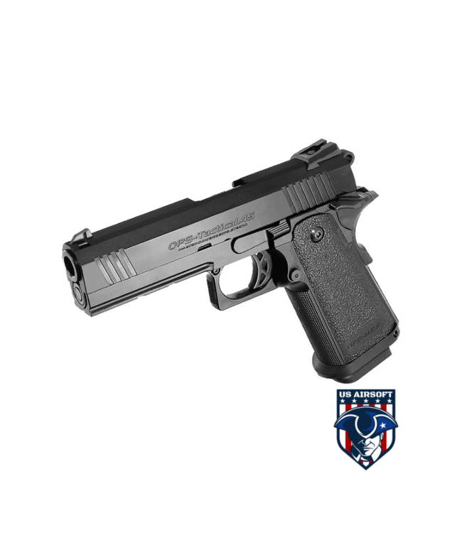 Tokyo Marui 4.3 Tactical Custom Hi-Capa GBB Airsoft Pistol (BLACK)