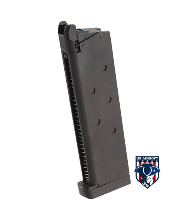 Golden Eagle IMF Night Warrior 3309 OPS Tactical .45 HiCapa Semi-Auto GBB Metal Pistol, BK