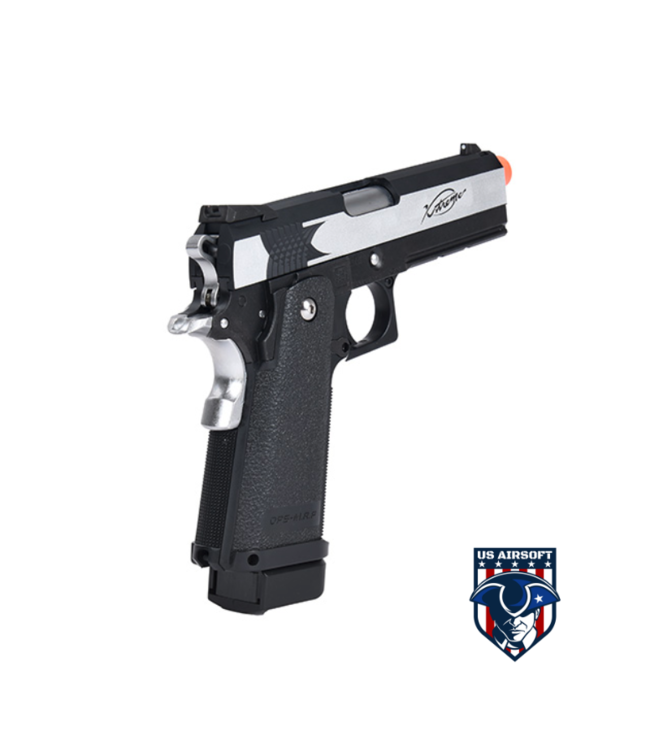 Tokyo Marui Hi-Capa Xtreme .45 Full Automatic Airsoft Gas Blowback Pistol (BLACK)