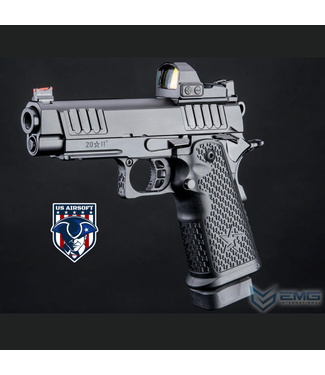 EMG Staccato Licensed XL 2011 Gas Blowback Airsoft Pistol (Model: Pro Grip  / CNC / CO2 / Gun Only) - US Airsoft, Inc.