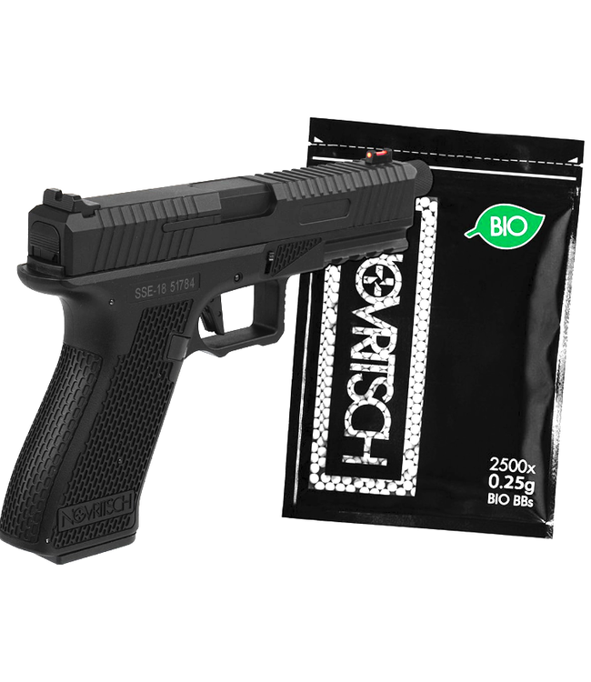 Novritsch SSE18 Full Auto Pistol (Black)