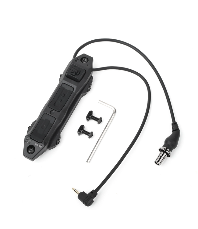 Arne Tactical Augmented Dual Function Tape Switch (SF Style Modlite Plug) Black