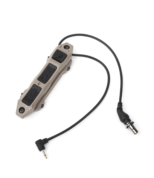 Arne Tactical Augmented Dual Function Tape Switch (SF Style Modlite Plug) Dark Earth