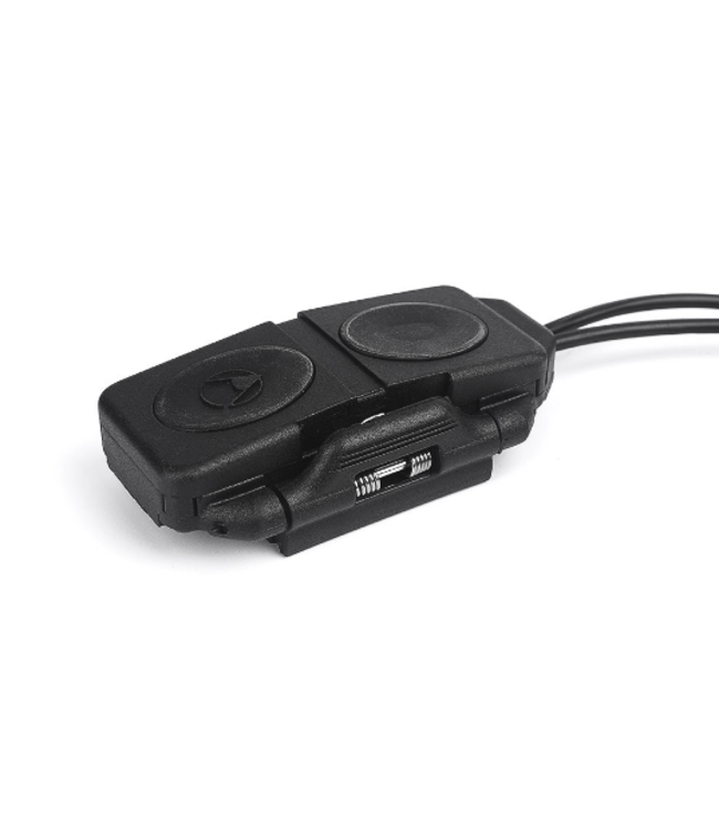 Arne Tactical Double Remote Control Switch For Flashlight and PEQ Box (2.5mm & SF Style Plug)