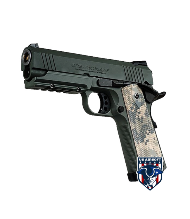 Tokyo Marui Tokyo Marui 4.3 Foliage Warrior 1911 Gas Blowback Airsoft Pistol (FOLIAGE GREEN)