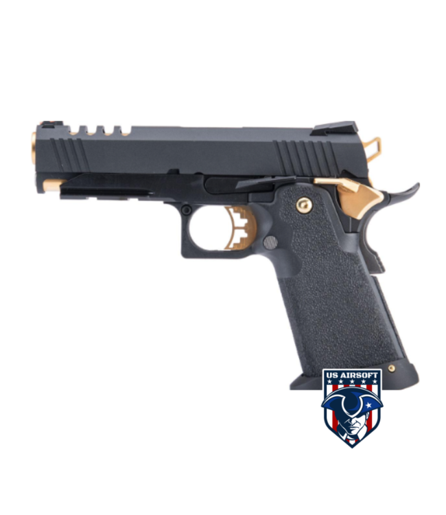 AW Custom Gold Match HX27 Hi-CAPA Gas Blowback Airsoft Pistol