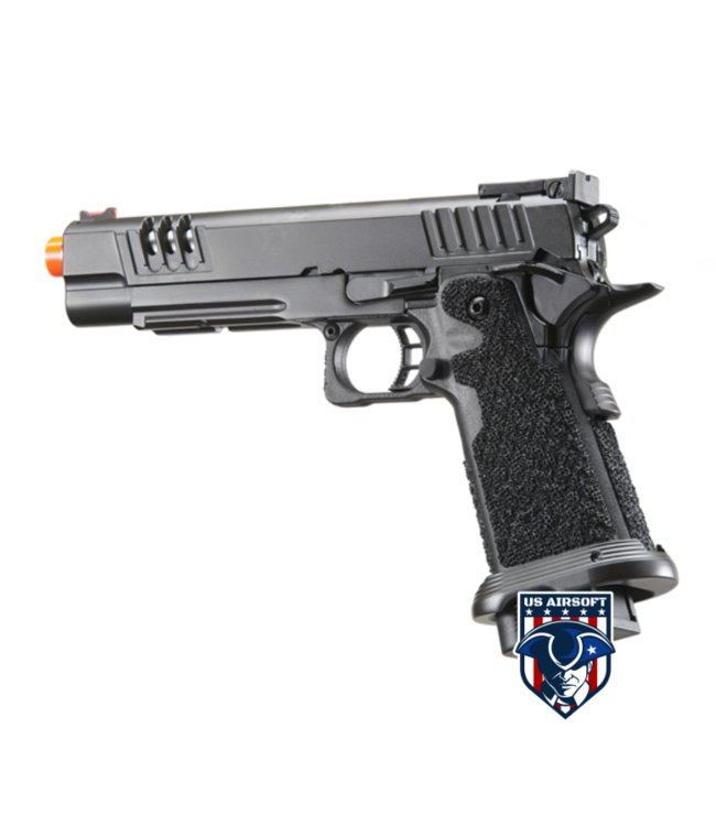 Army Armament R611 XL 5.1 Hi-Capa Gas Blowback Airsoft Pistol (Color: Black)