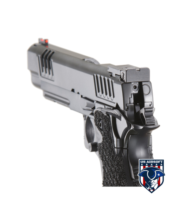 Army Armament R611 XL 5.1 Hi-Capa Gas Blowback Airsoft Pistol (Color: Black)