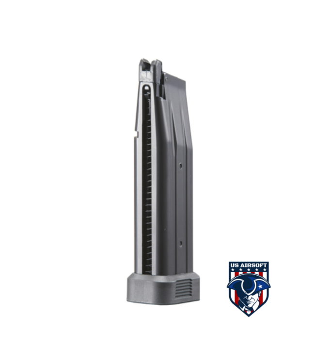 Army Armament R611 XL 5.1 Hi-Capa Gas Blowback Airsoft Pistol (Color: Black)