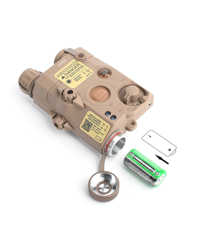 Arne Tactical LA-PEQ15-Only Red Laser (Dark Earth)
