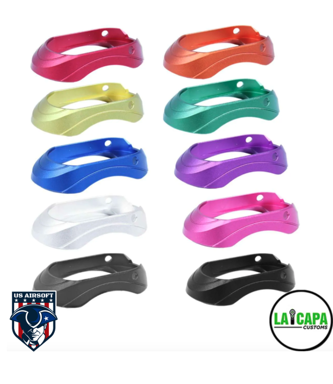 LA Capa Customs V2 “Defender” Magwell for Hi Capa (Grey)