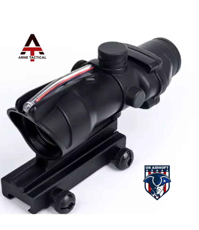 Arne Tactical ACOG 4X32C Red Dot Illumination Source Fiber (Black)