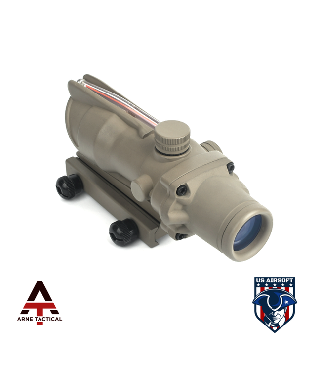 Arne Tactical ACOG 4x32c Red Dot Illumination Source Fiber (Dark Earth)