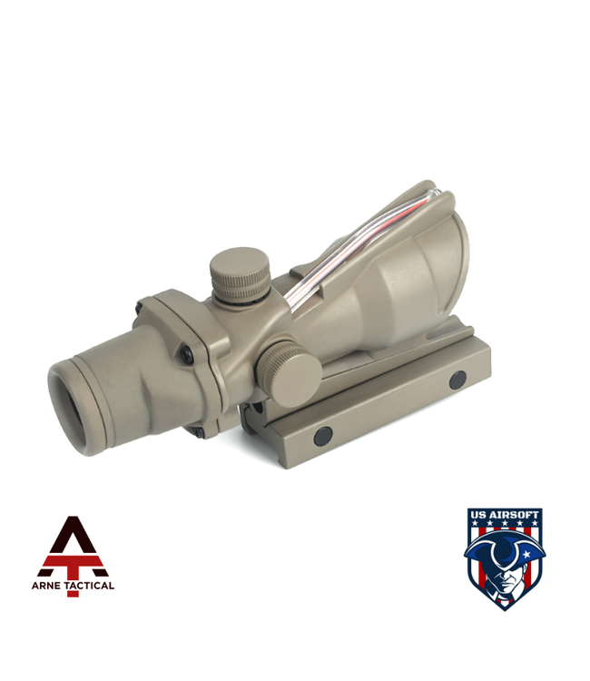 Arne Tactical ACOG 4x32c Red Dot Illumination Source Fiber (Dark Earth)