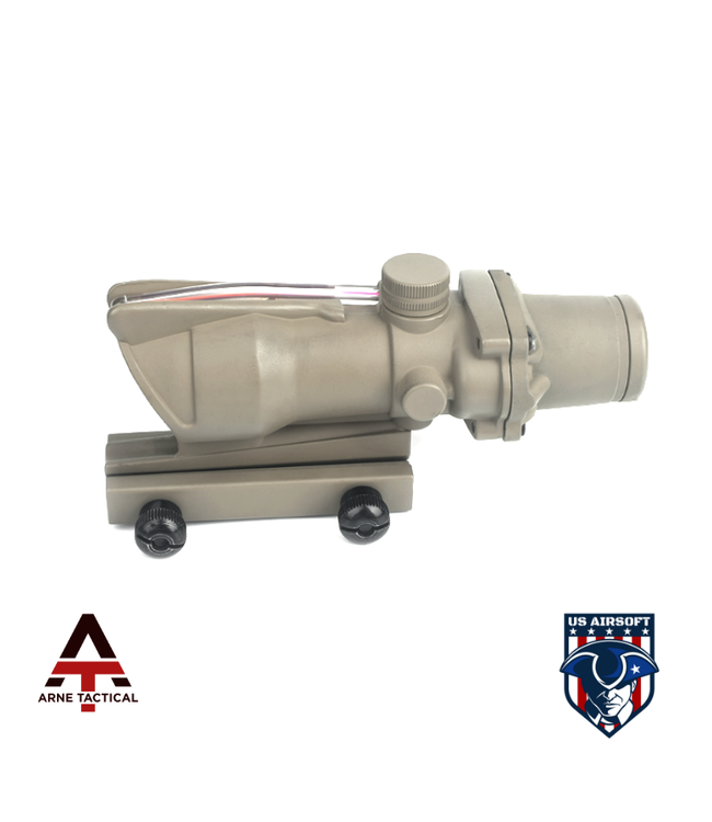 Arne Tactical ACOG 4x32c Red Dot Illumination Source Fiber (Dark Earth)