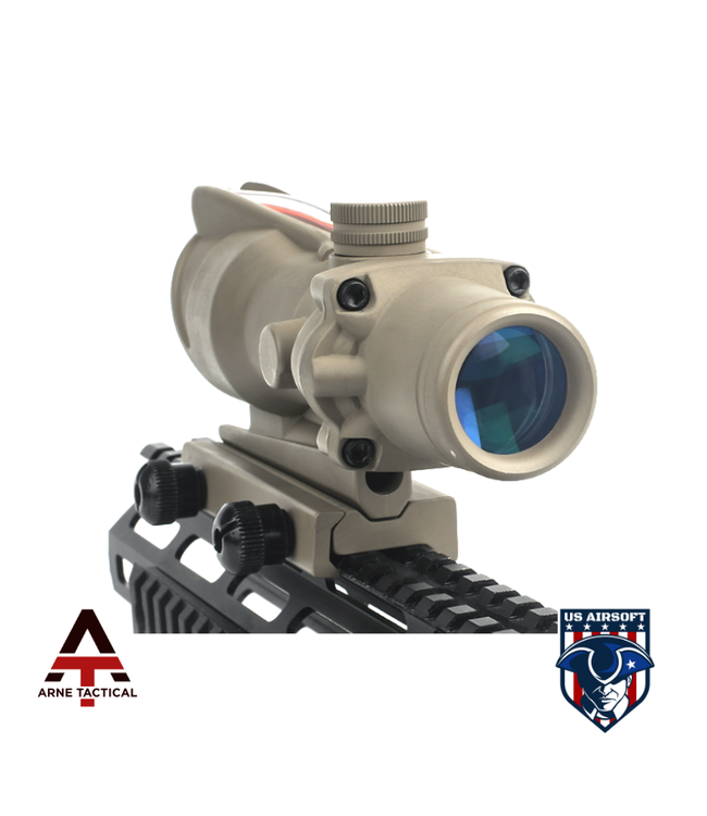 Arne Tactical ACOG 4x32c Red Dot Illumination Source Fiber (Dark Earth)