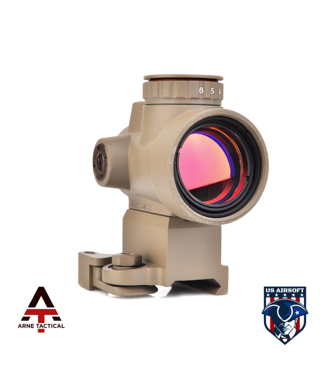 Arne Tactical Arne Tactical MRO Red Dot with QD Riser Mount & Low Mount (Dark Earth)