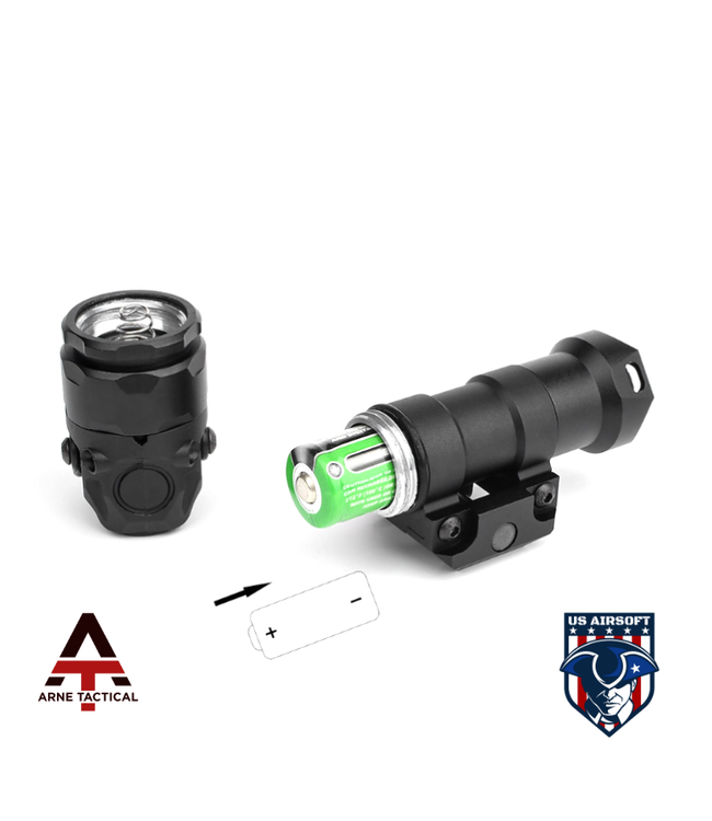 Arne Tactical Illumination tool w/remote Switch Assembly for Scout Style Light (Black)