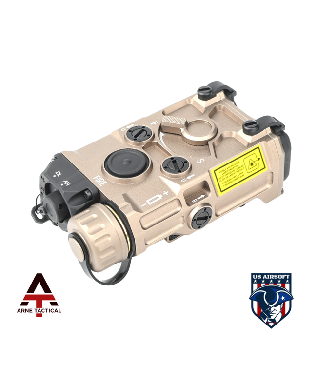 Arne Tactical OGL Green Laser PEQ Box (Dark Earth)