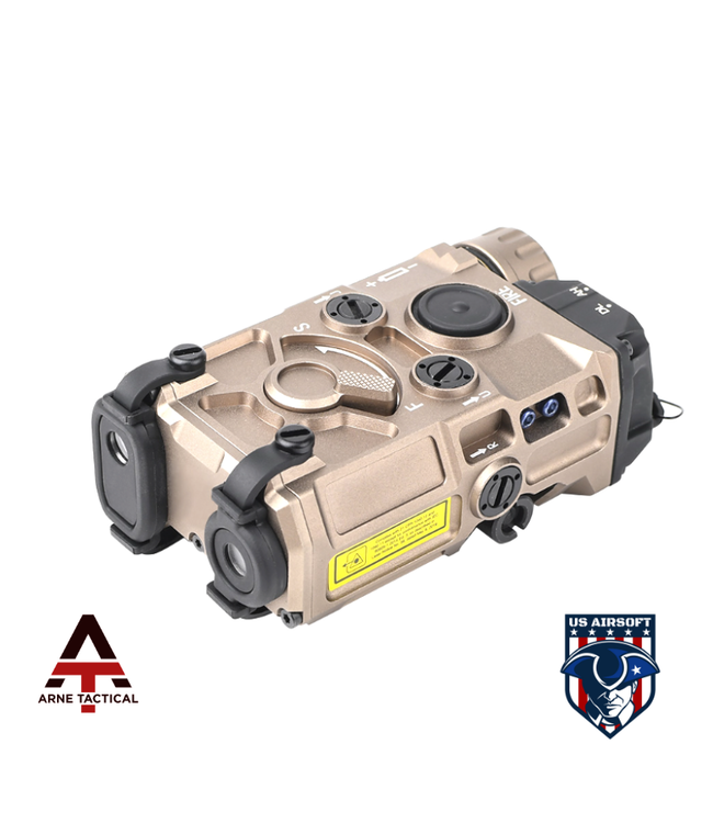 Arne Tactical OGL Green Laser PEQ Box (Dark Earth)