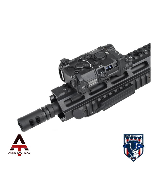 Arne Tactical OGL Green Laser PEQ Box (Black)