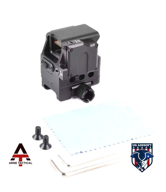 Arne Tactical FC1 Red Dot Sight 2 MOA Reflex Sight 1x Holographic Sight (Black)