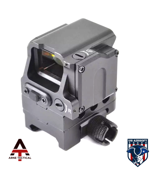 Arne Tactical FC1 Red Dot Sight 2 MOA Reflex Sight 1x Holographic Sight (Black)