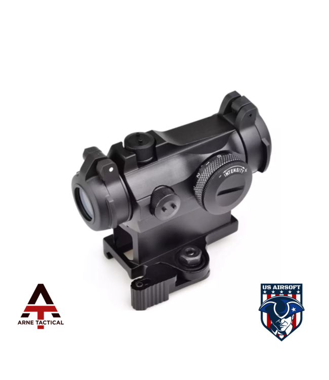 Arne Tactical T2 Style Red Dot Sight W/QD Mount (Black)