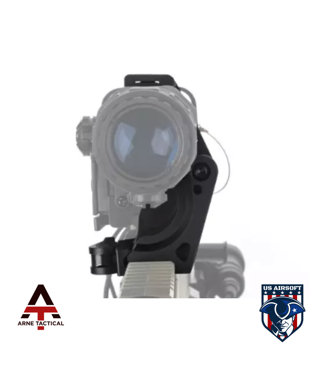 Arne Tactical Airsoft  FTC  G33 Magnifier Mount -  Black