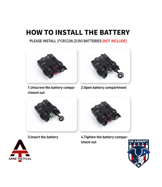 Tactical Mini Dbal-A2 Metal Green Dot IR Laser Weapon Flashlight Airsoft  DBAL LED Laser Light Illuminator