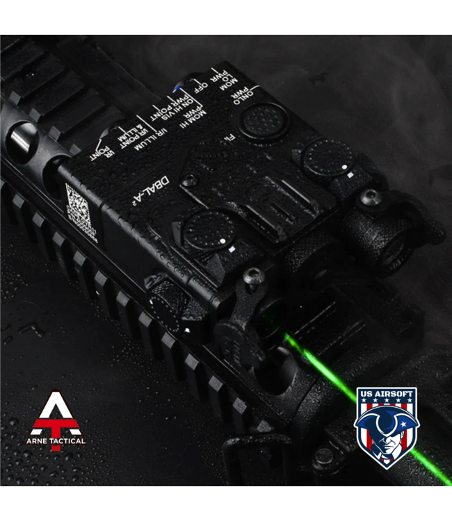 Tactical Mini Dbal-A2 Metal Green Dot IR Laser Weapon Flashlight Airsoft  DBAL LED Laser Light Illuminator