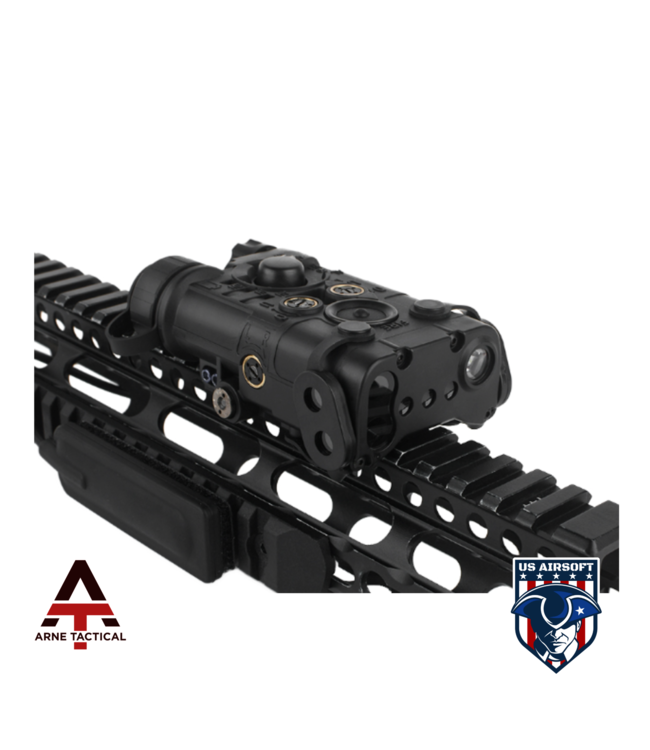 NGAL Red&IR Laser Pointer with LED Light Metal Version