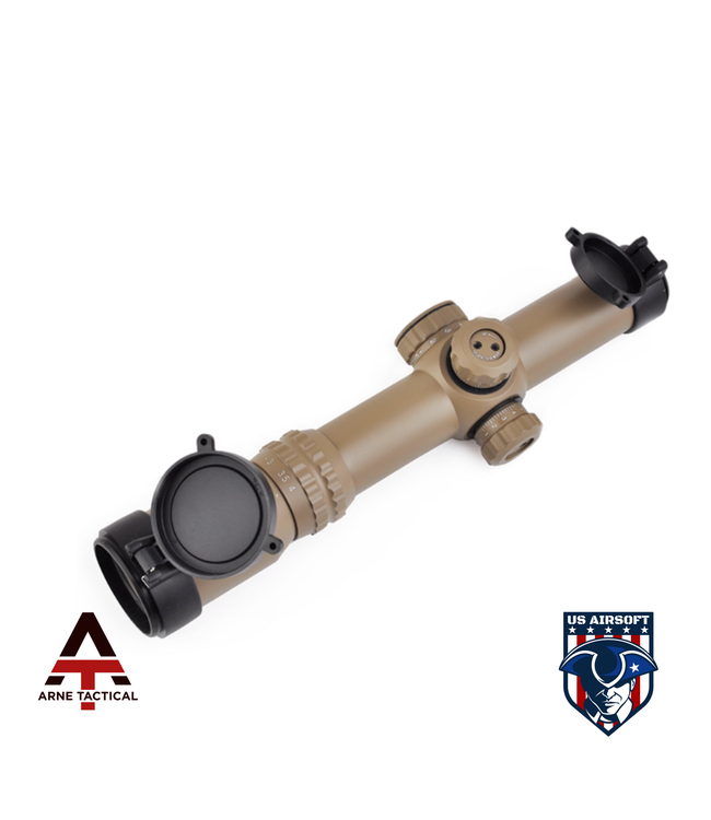 Arne Tactical 1-4x24SE Tactical Scope(Red/Green Reticle) Dark Earth
