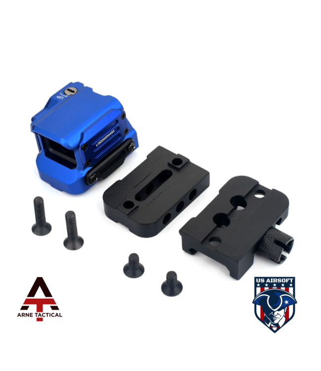 Arne Tactical Red Dot Sight 2 MOA Reflex Sight 1x Holographic Sight (Blue)