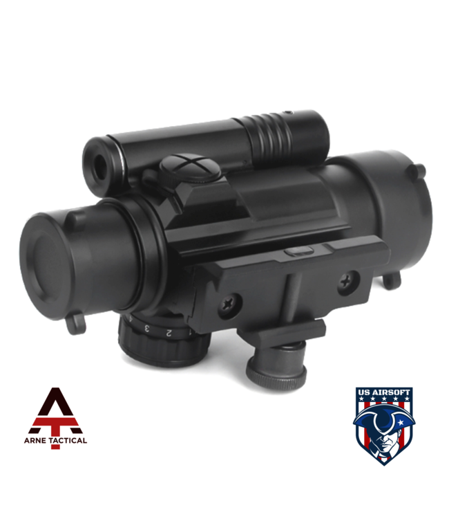 Arne Tactical Red/Green Dot With L Shaped Mount (Black)