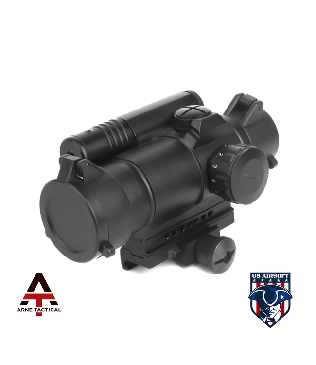 Arne Tactical Red/Green Dot With L Shaped Mount (Black)