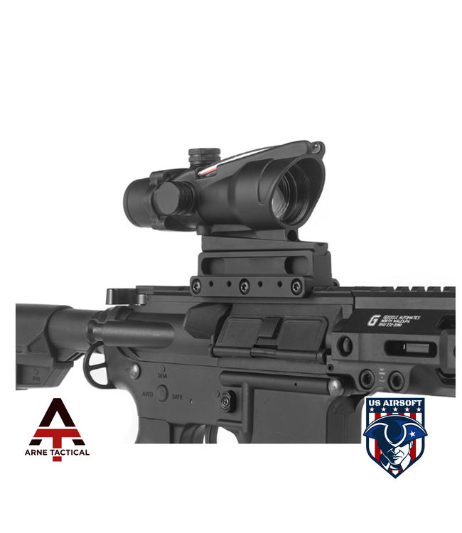 Arne Tactical Red/Green Dot With Cantilever ACOG Mount (Black)