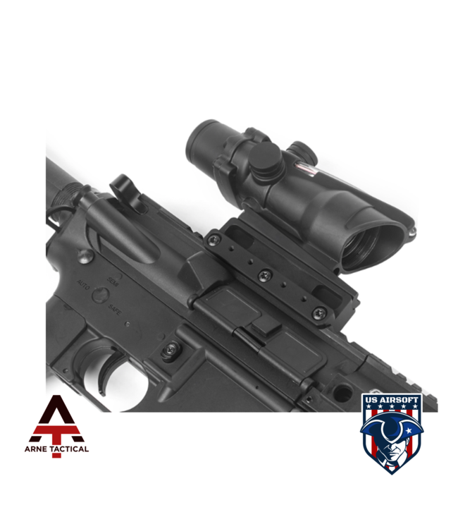 Arne Tactical Aluminum Sight Mount for ACOG Style Airsoft Optics (Dark Earth)