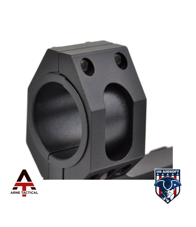 Arne Tactical Scope Mount  25.4mm 30mm Ring Mount (Black)