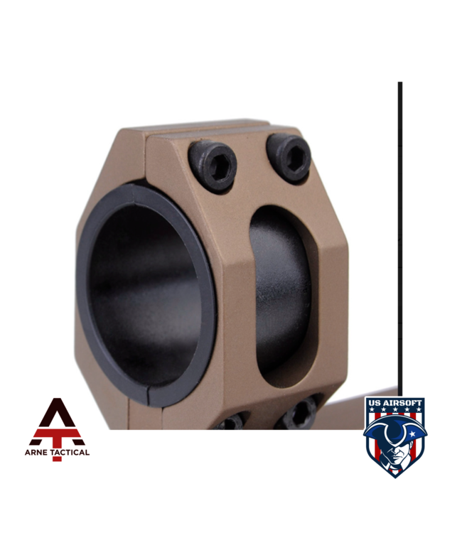 Arne Tactical 25.4mm 30mm Ring Mount (Dark Earth)