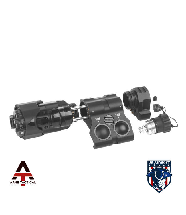 Arne Tactical  Weapon Laser ( Red Laser ) Aluminum Construction (Black)