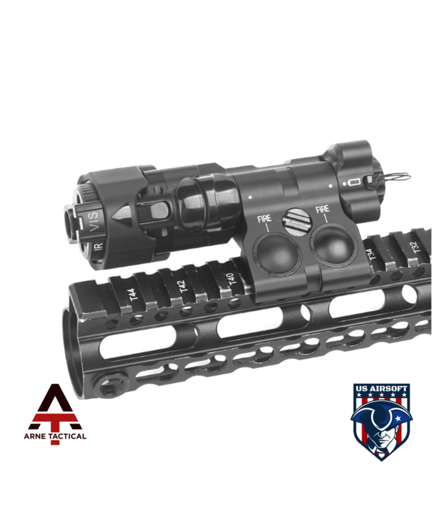 Arne Tactical  Weapon Laser ( Red Laser ) Aluminum Construction (Black)