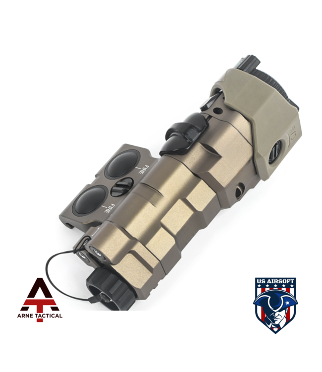 Arne Tacical Weapon Laser ( Red Laser ) Aluminum Construction (FDE)